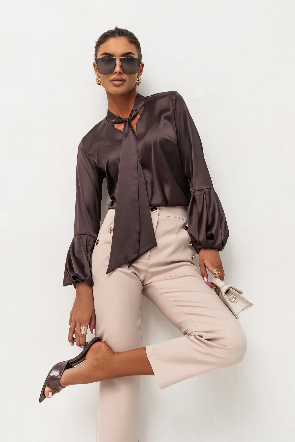 Blouse femme LaBalancia — brun