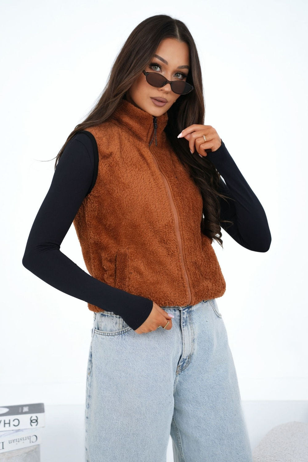 Gilet femme Factory Price — brun
