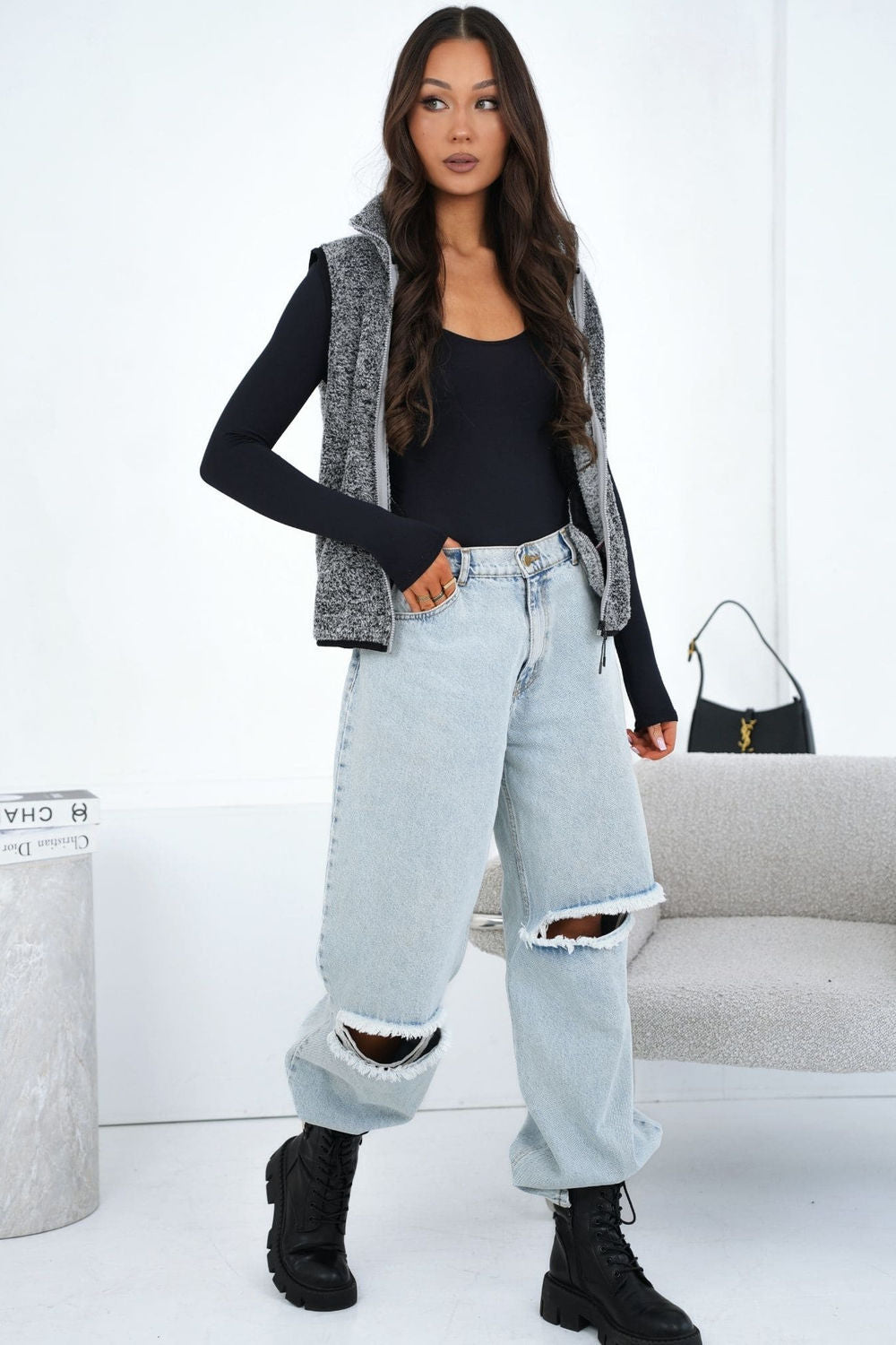 Gilet femme Factory Price — gris