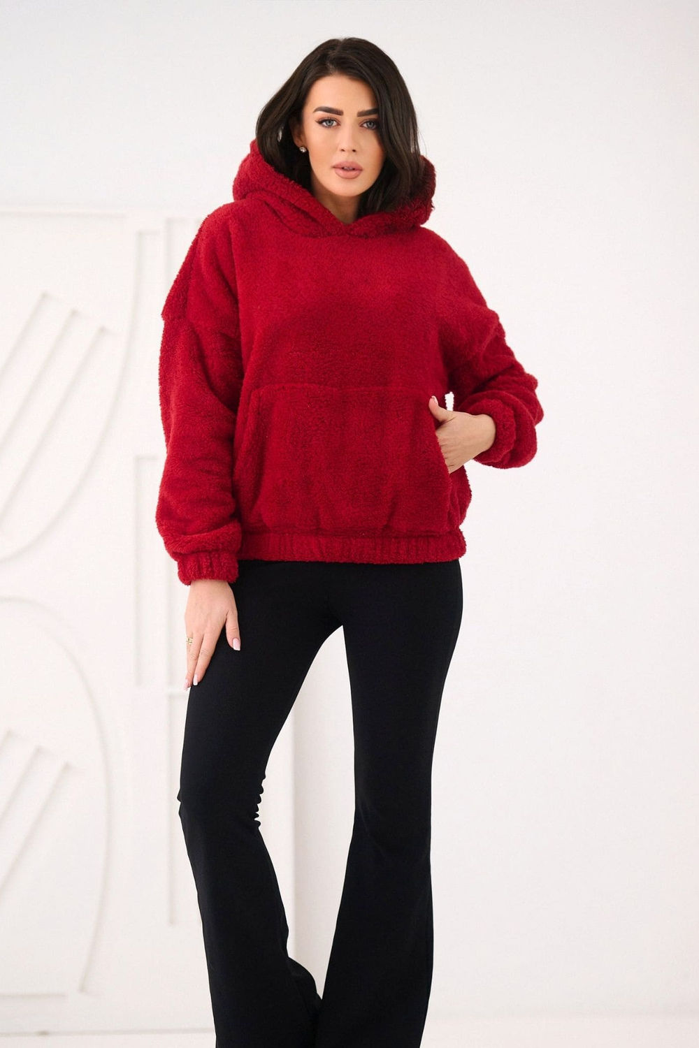 T-shirt femme Factory Price Sweatshirt Sweatshirt — rouge