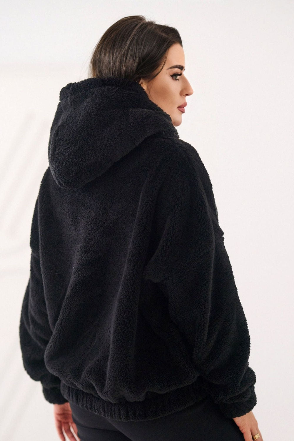 T-shirt femme Factory Price Sweatshirt Sweatshirt — noir