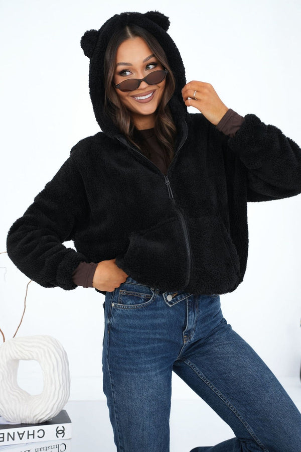 T-shirt femme Factory Price Sweatshirt Sweatshirt — noir
