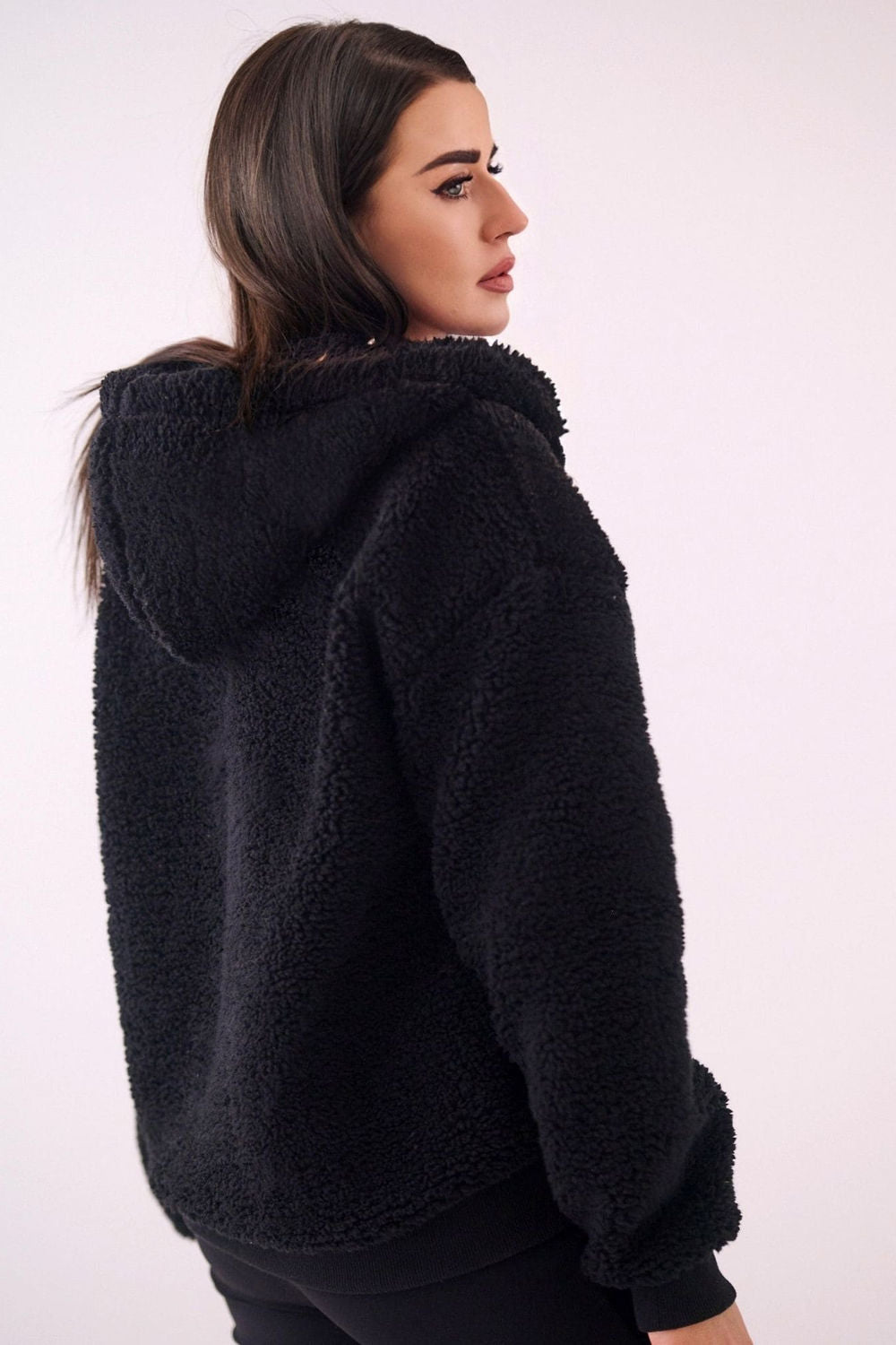T-shirt femme Factory Price Sweatshirt Sweatshirt — noir