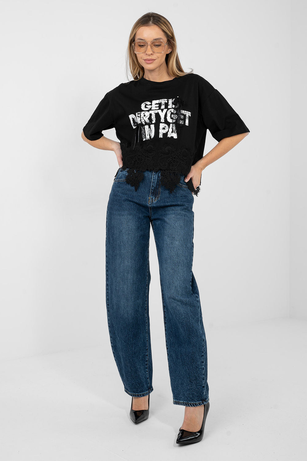 Blouse femme Factory Price Chemisier Chemisier — noir