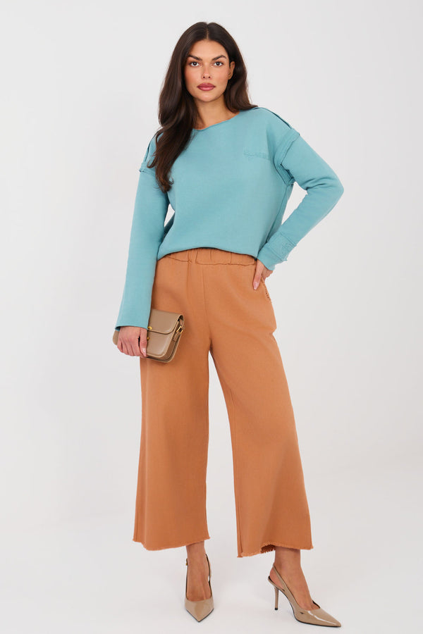 Chaussures à talons femme Italy Moda Pantalon Pantalon — orange