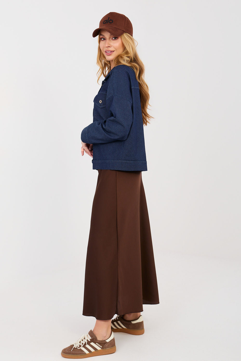 Veste en jean femme Rue Paris — bleu marine