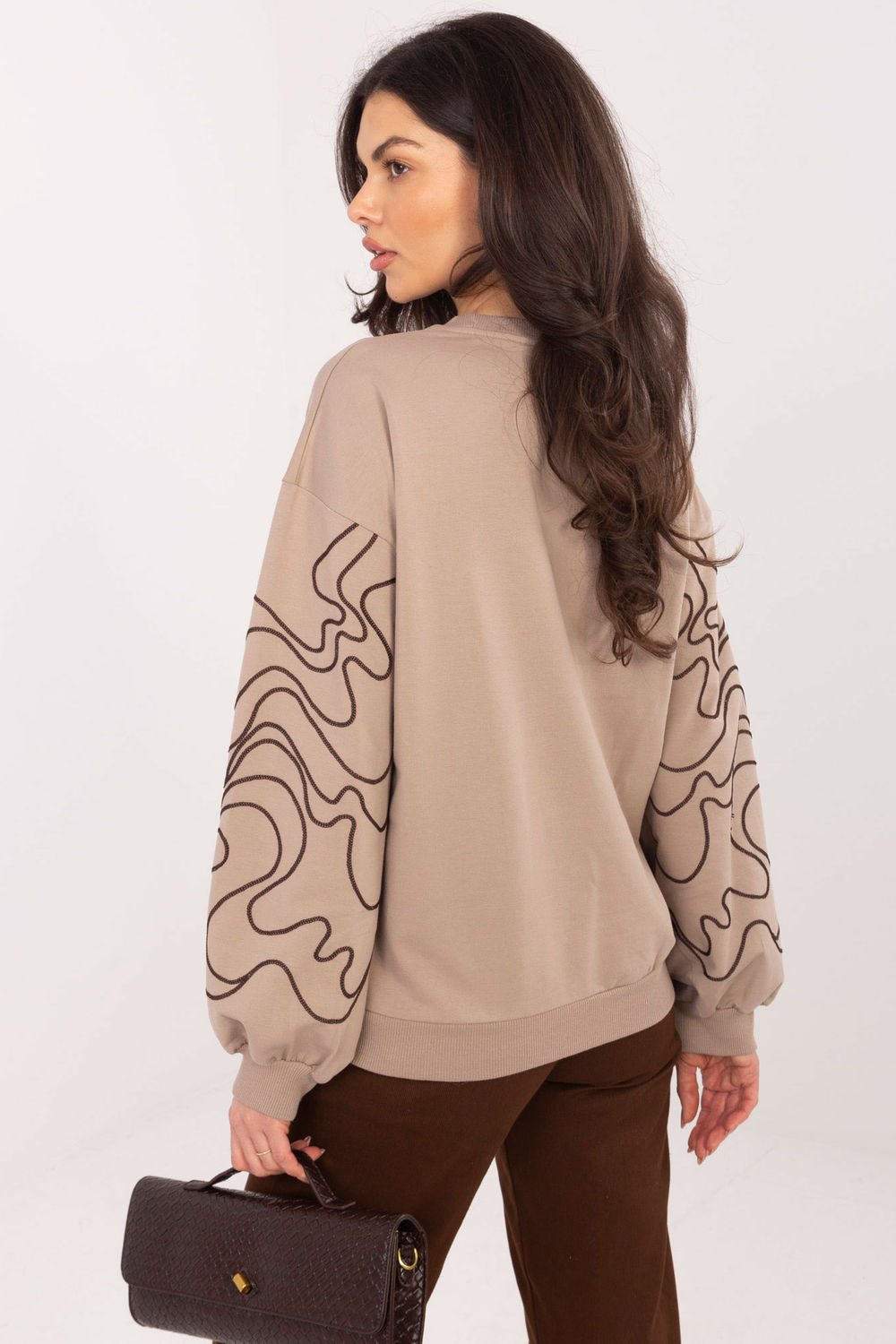 T-shirt femme Relevance Sweatshirt Sweatshirt — beige