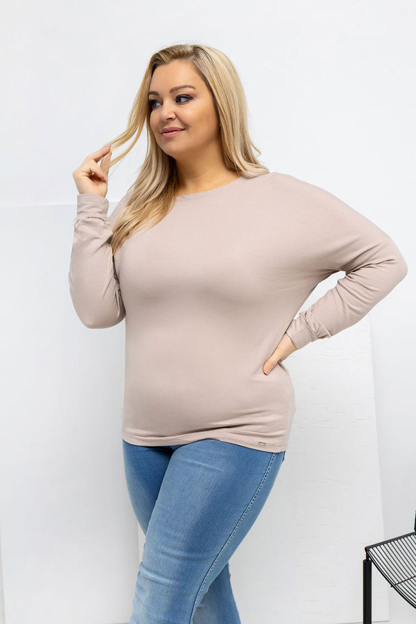 Chemisier grande taille femme Relevance — beige