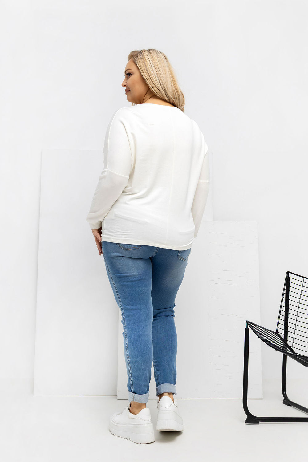 Chemisier grande taille femme Relevance — beige