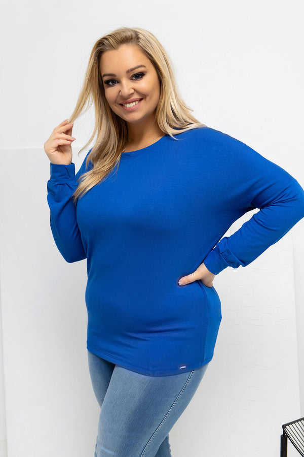 Chemisier grande taille femme Relevance — bleu