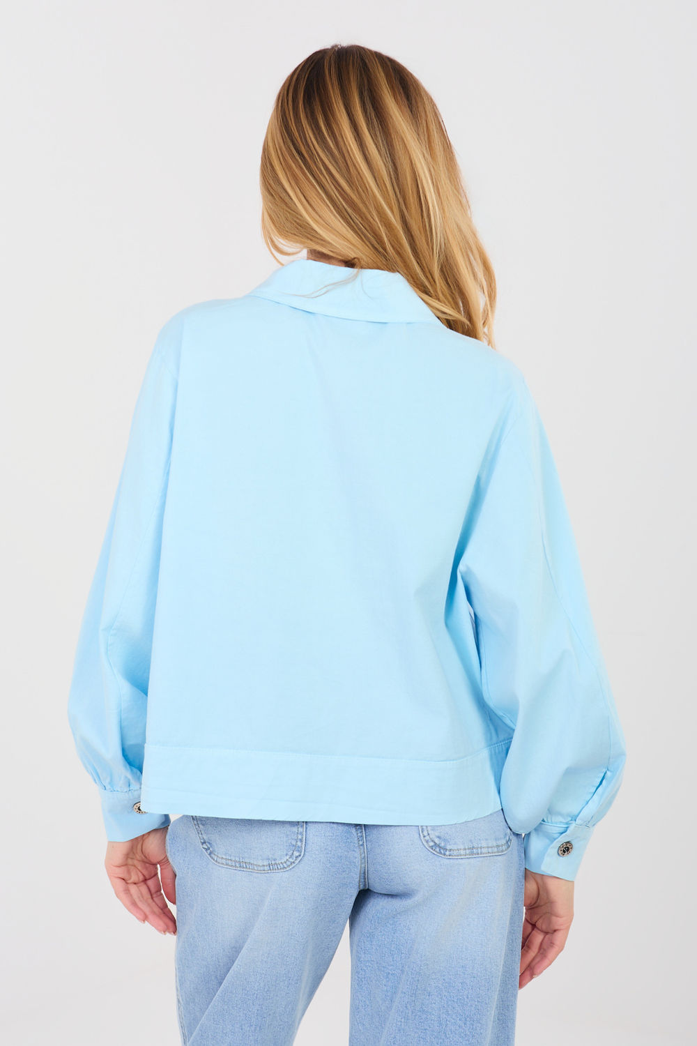 Blouse femme Rue Paris — bleu