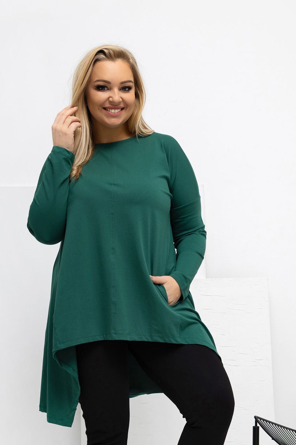 Chemisier grande taille femme Relevance — vert