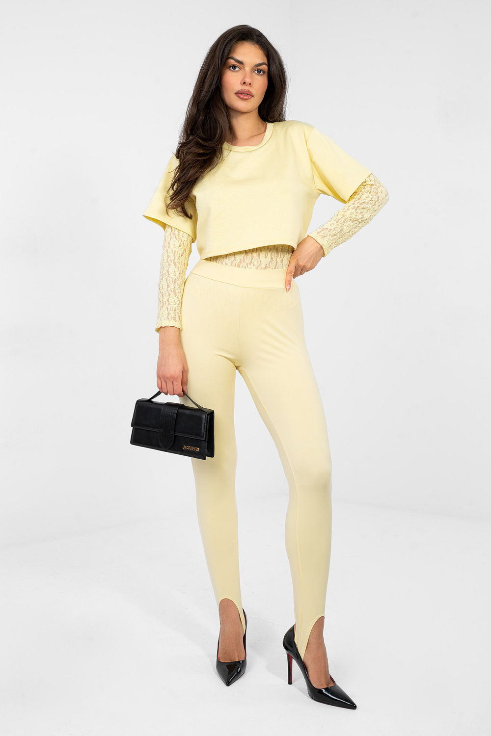 Body femme Italy Moda — jaune