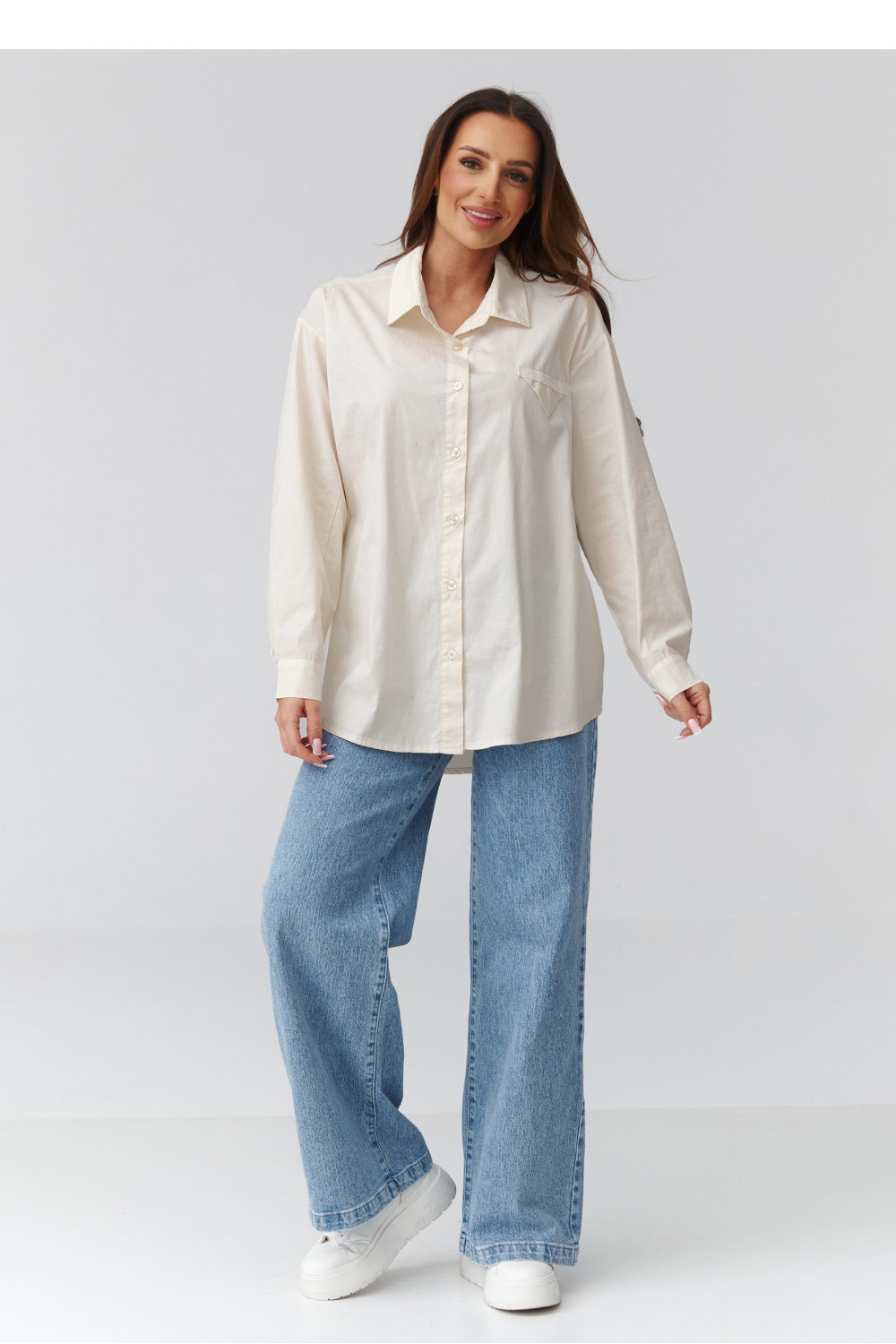 Blouse femme Makadamia — beige