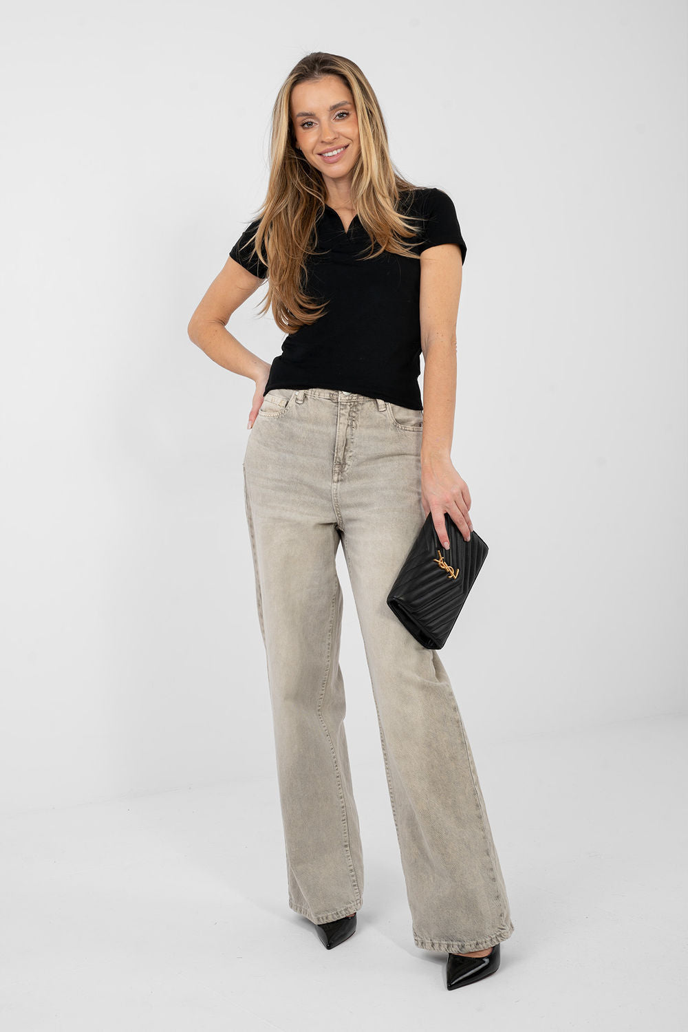 Blouse femme Factory Price Chemisier Chemisier — noir