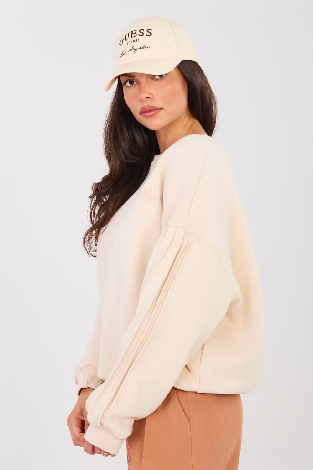 T-shirt femme Factory Price Sweatshirt Sweatshirt — beige
