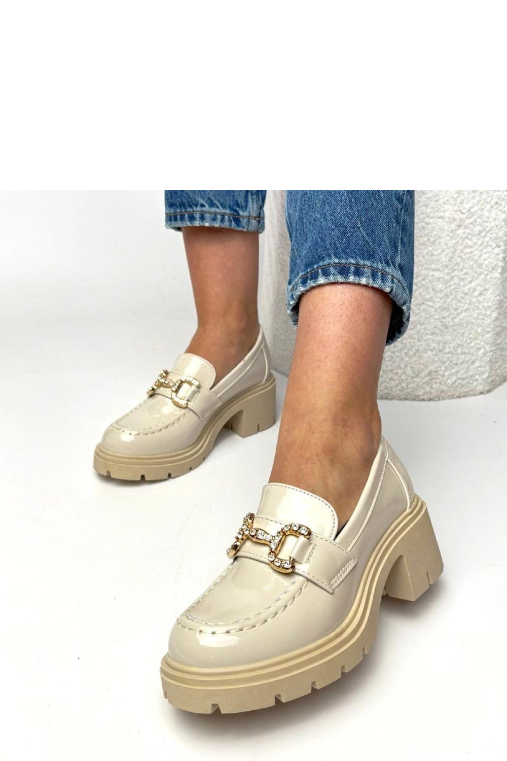 Moccasins femme Solea — beige