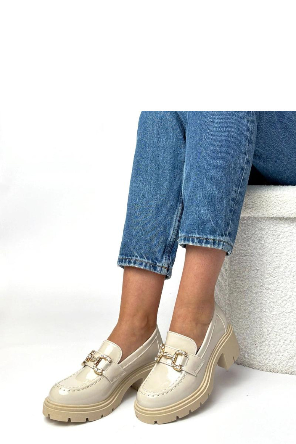 Moccasins femme Solea — beige