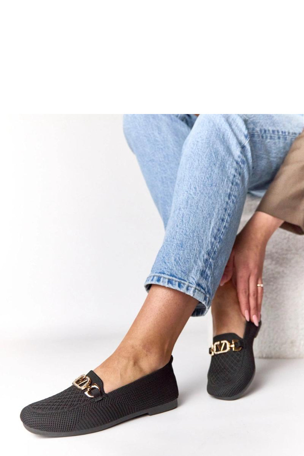 Moccasins femme Solea — noir