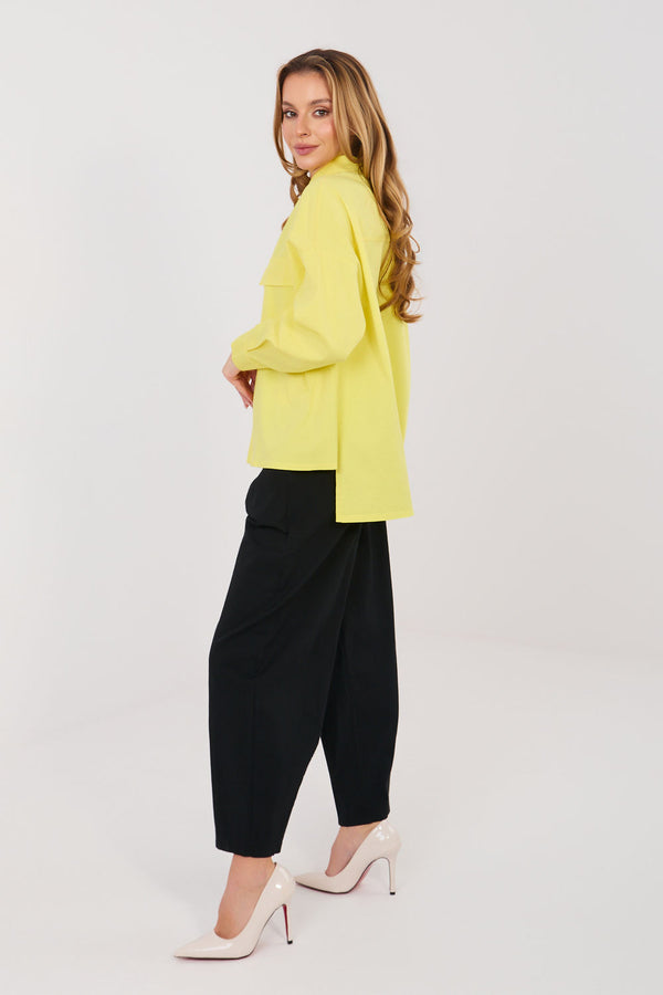 Chaussures à talons femme Italy Moda Pantalon Pantalon — noir