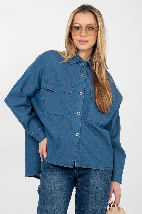 Blouse femme Italy Moda — bleu