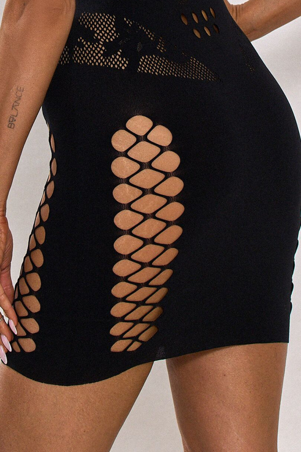 Nuisette femme Pure Sin Robe Sexy Robe — noir