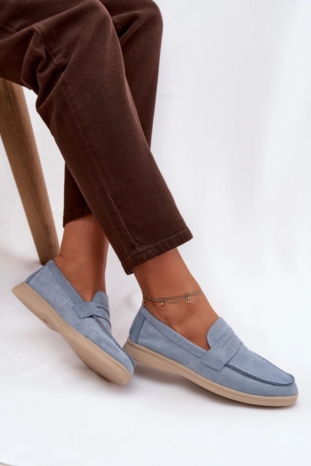 Moccasins femme Step in style — bleu