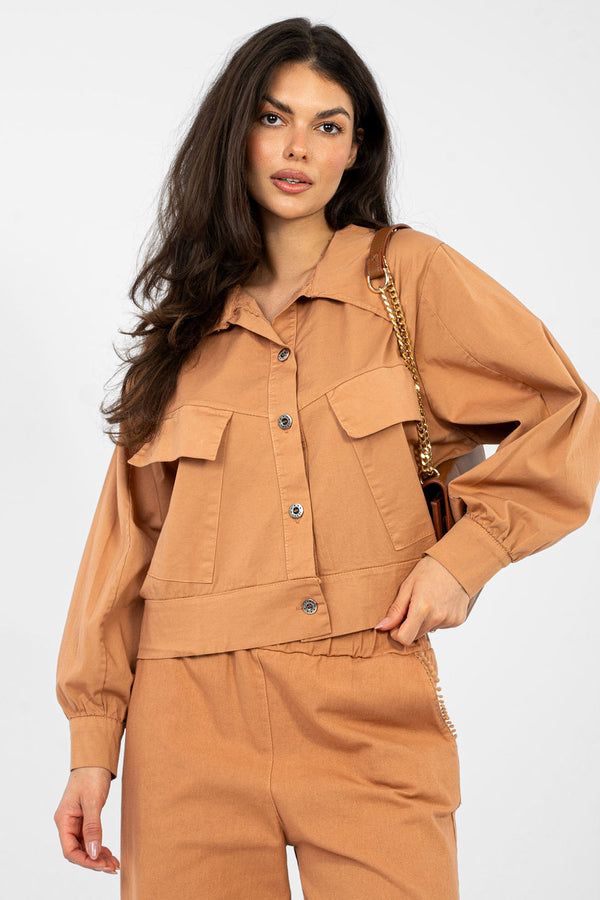 Blouse femme Rue Paris — orange