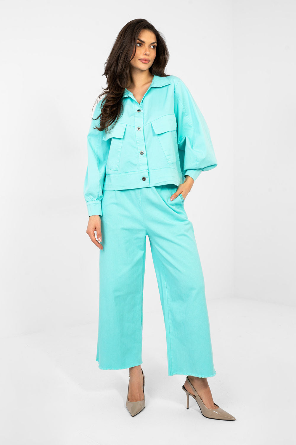 Blouse femme Rue Paris — bleu