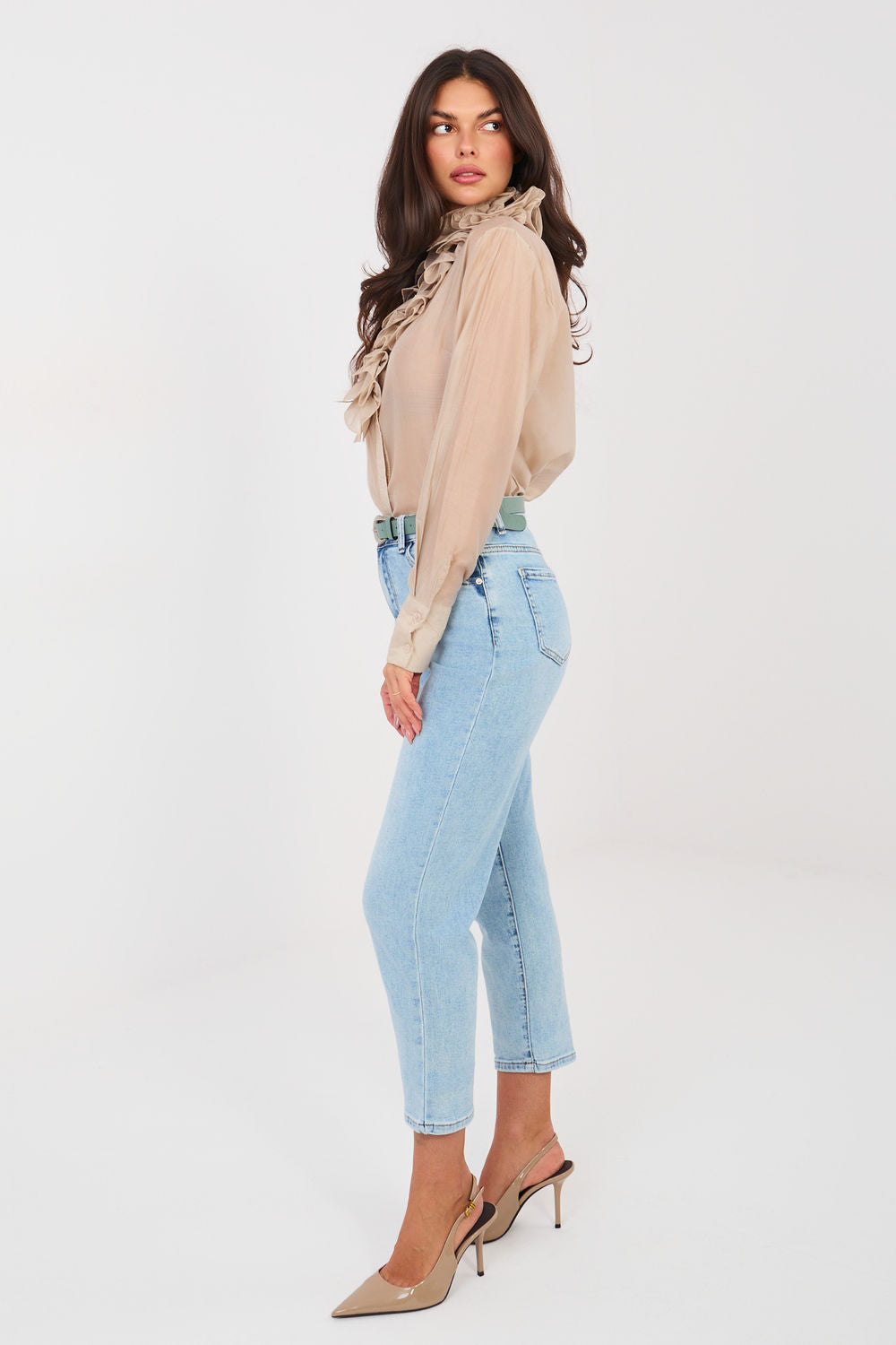 Chaussures à talons femme Factory Price Jean Jean — bleu