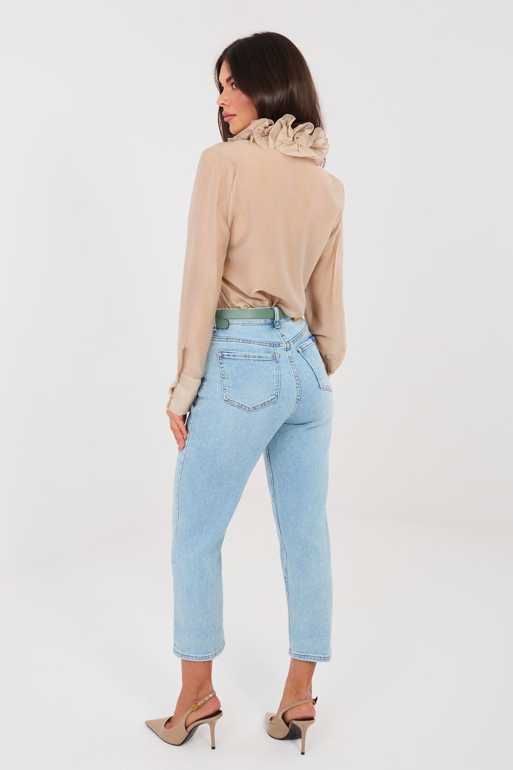Chaussures à talons femme Factory Price Jean Jean — bleu