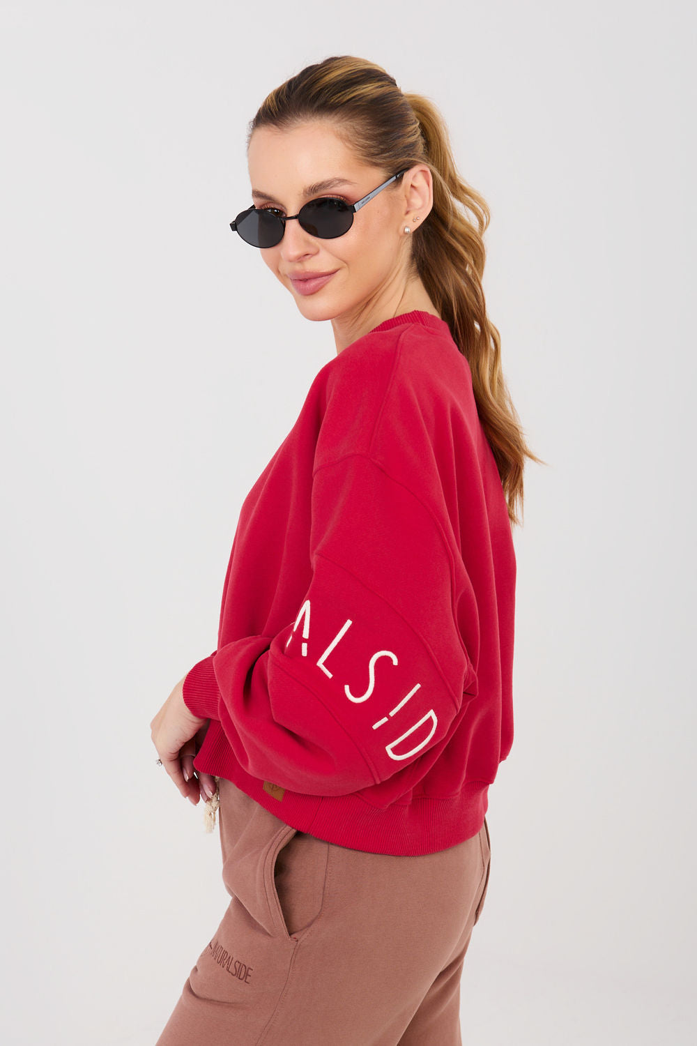 T-shirt femme Factory Price Sweatshirt Sweatshirt — rouge