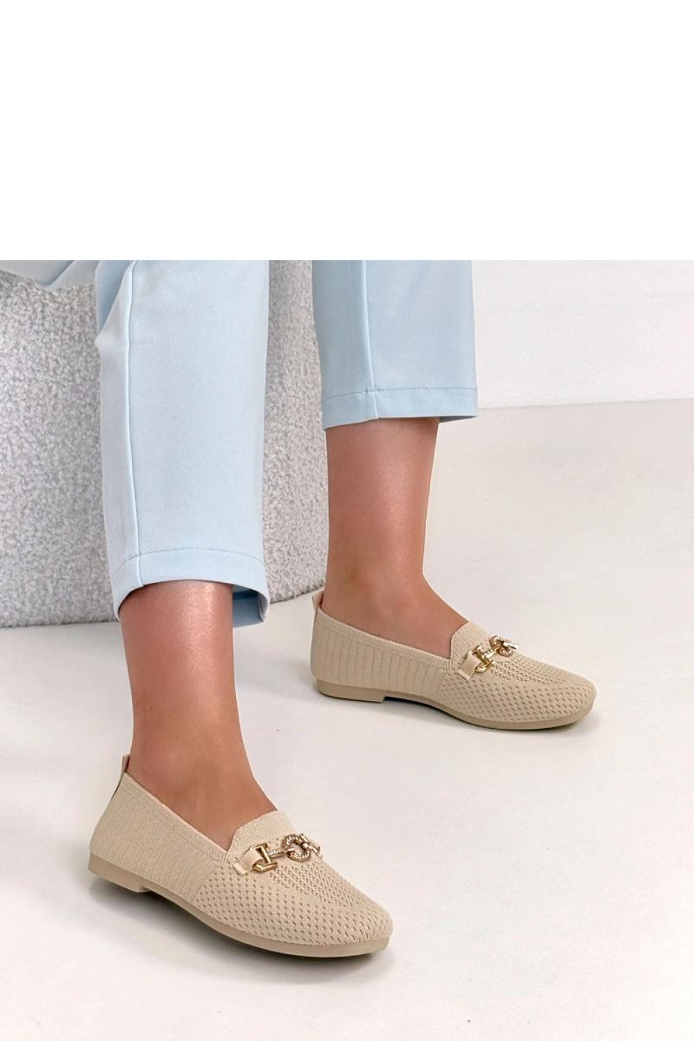 Moccasins femme Solea — beige