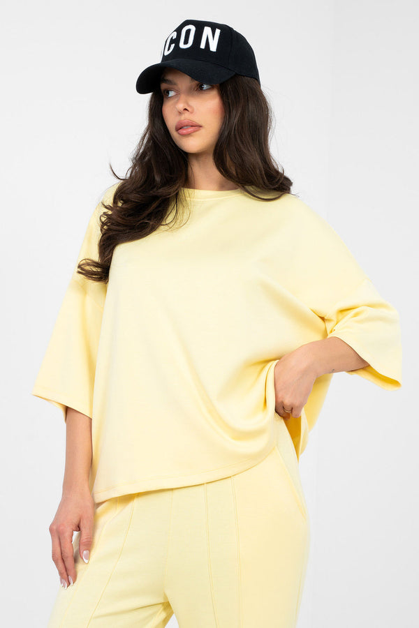 Blouse femme Rue Paris Chemisier Chemisier — jaune