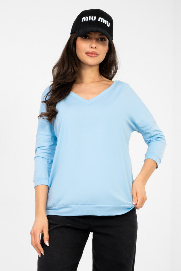Blouse femme Rue Paris Chemisier Chemisier — bleu