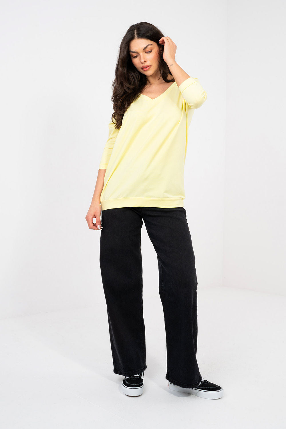 Blouse femme Rue Paris Chemisier Chemisier — jaune