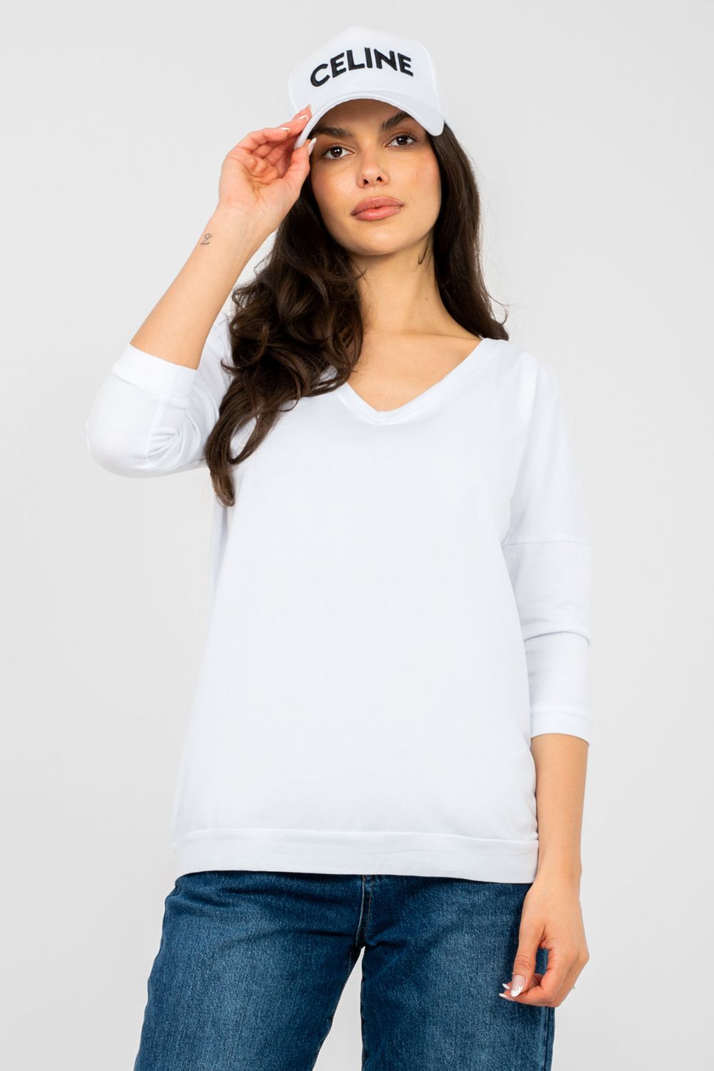 Blouse femme Rue Paris Chemisier Chemisier — blanc