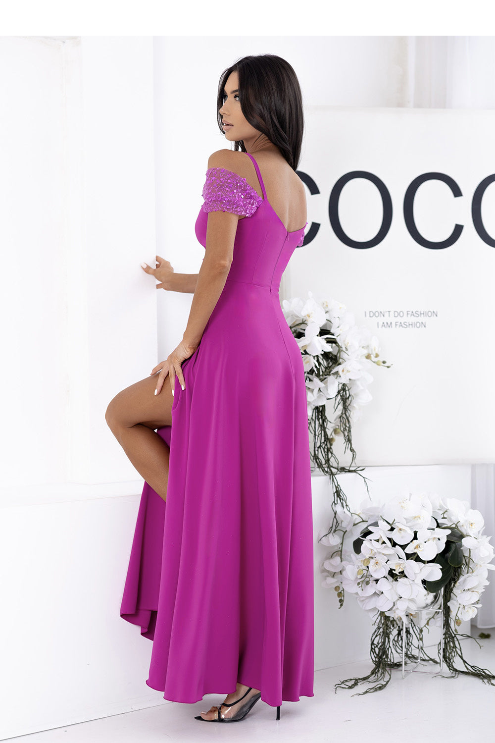 Robe femme With You Longue Longue — violet