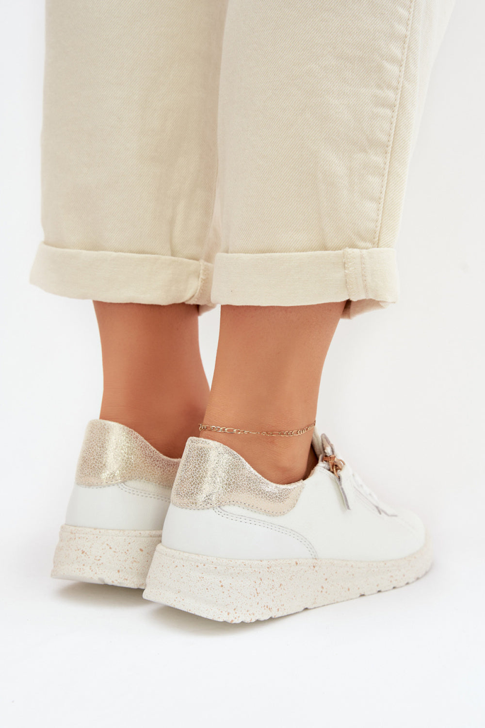 Bottes femme Step in style Chaussures Basses Chaussures — blanc