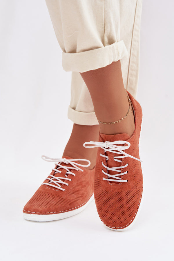 Bottes femme Step in style Chaussures Basses Chaussures — orange