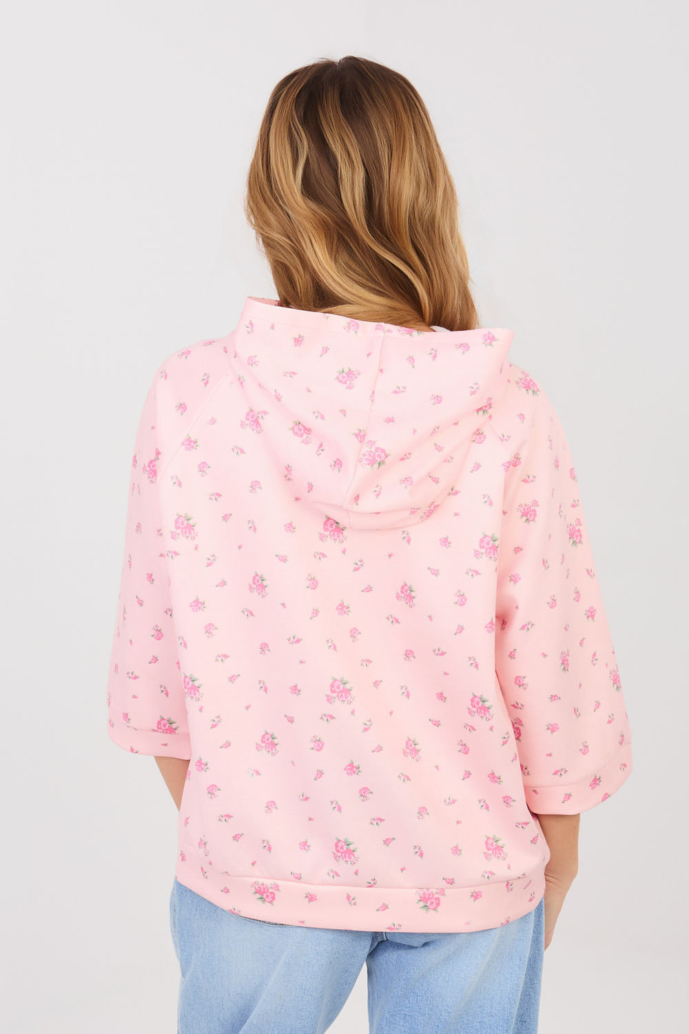 T-shirt femme Italy Moda Sweatshirt Sweatshirt — rosé
