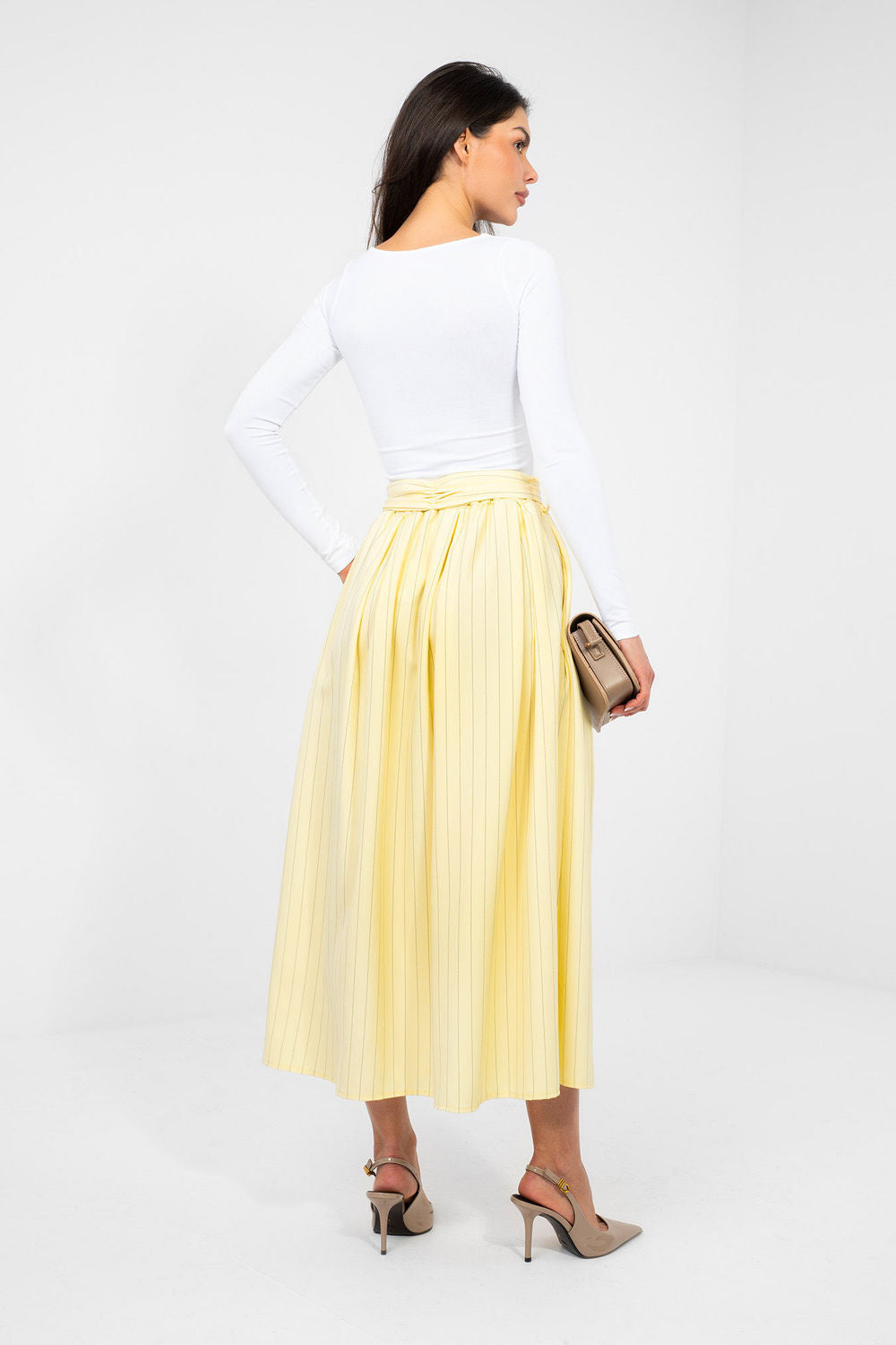 Jupe femme Italy Moda — jaune
