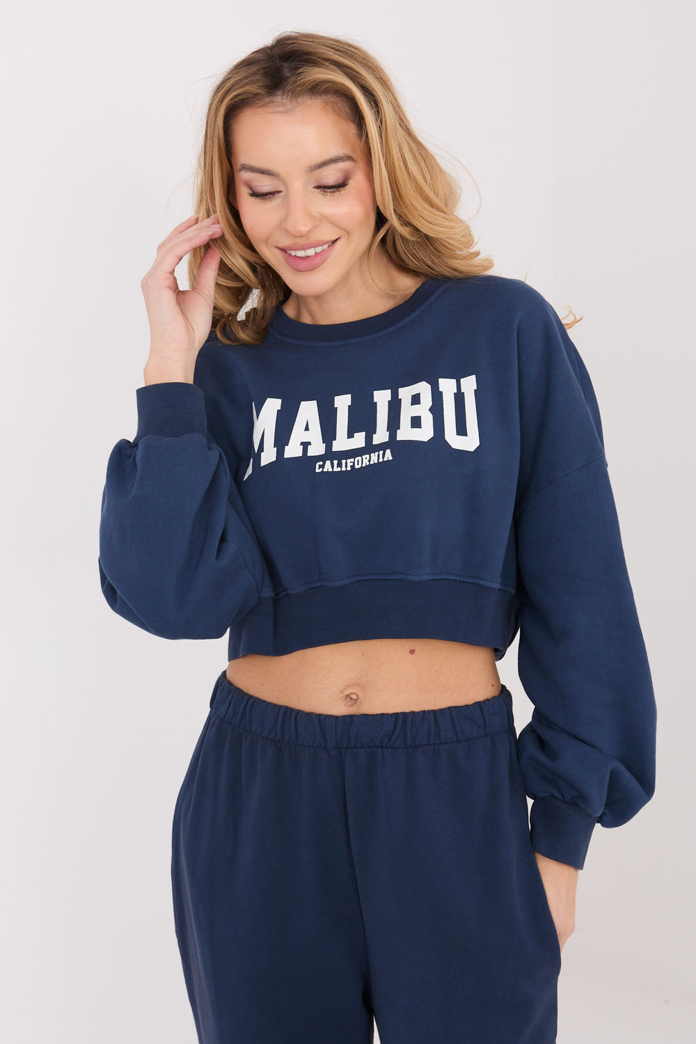 T-shirt femme Factory Price Sweatshirt Sweatshirt — bleu marine