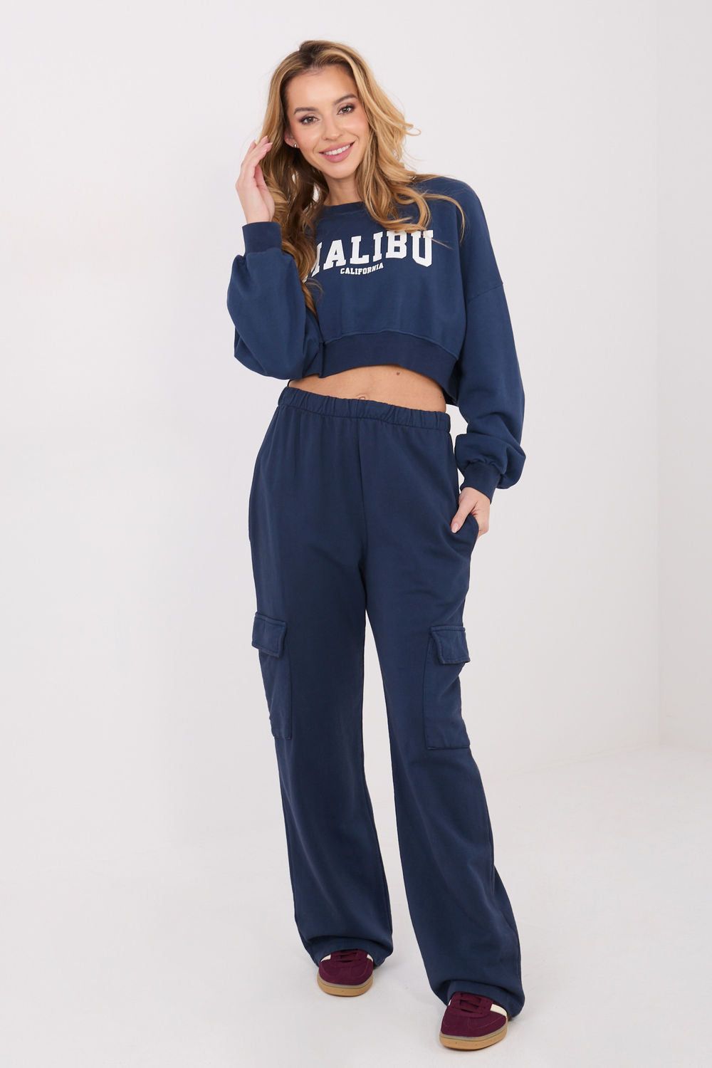 T-shirt femme Factory Price Sweatshirt Sweatshirt — bleu marine