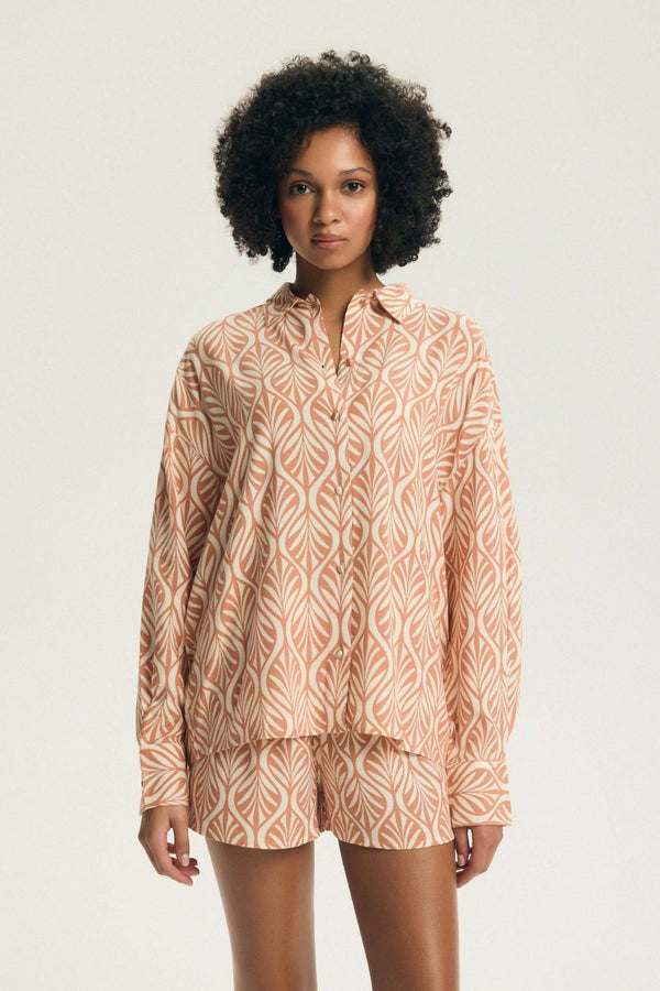 Pyjama femme Henderson — orange