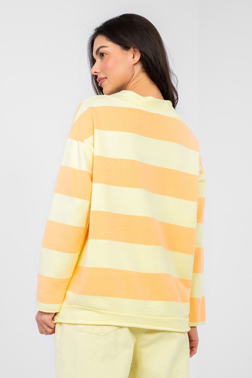 T-shirt femme Factory Price Sweatshirt Sweatshirt — orange