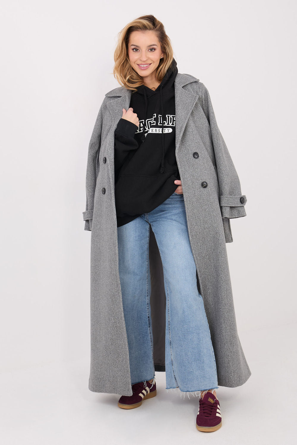T-shirt femme Factory Price Sweatshirt Sweatshirt — noir