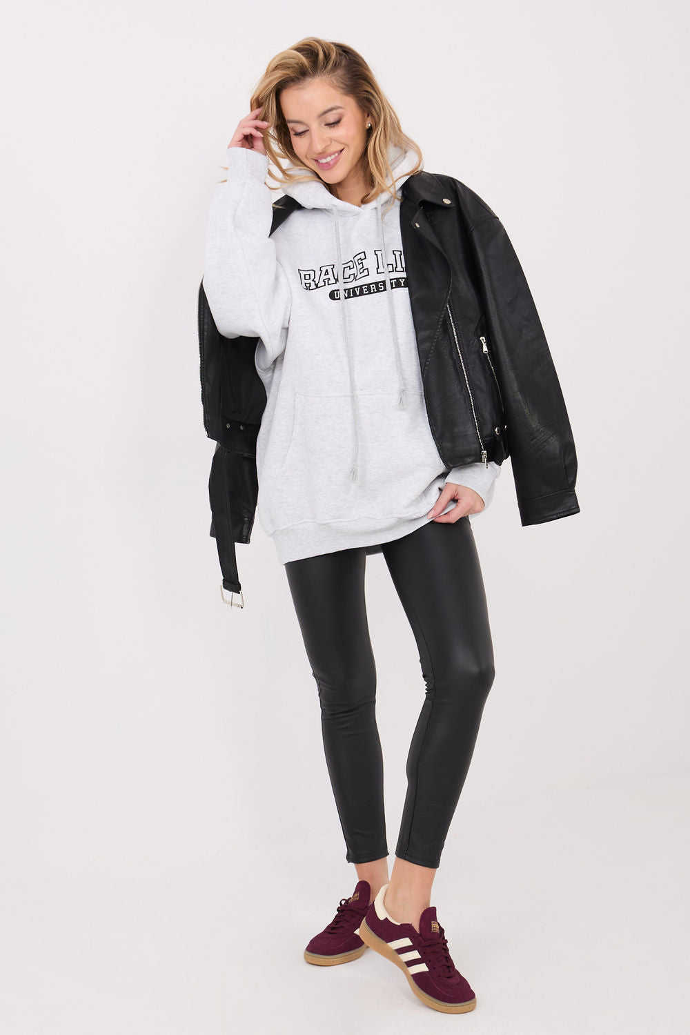 T-shirt femme Factory Price Sweatshirt Sweatshirt — gris