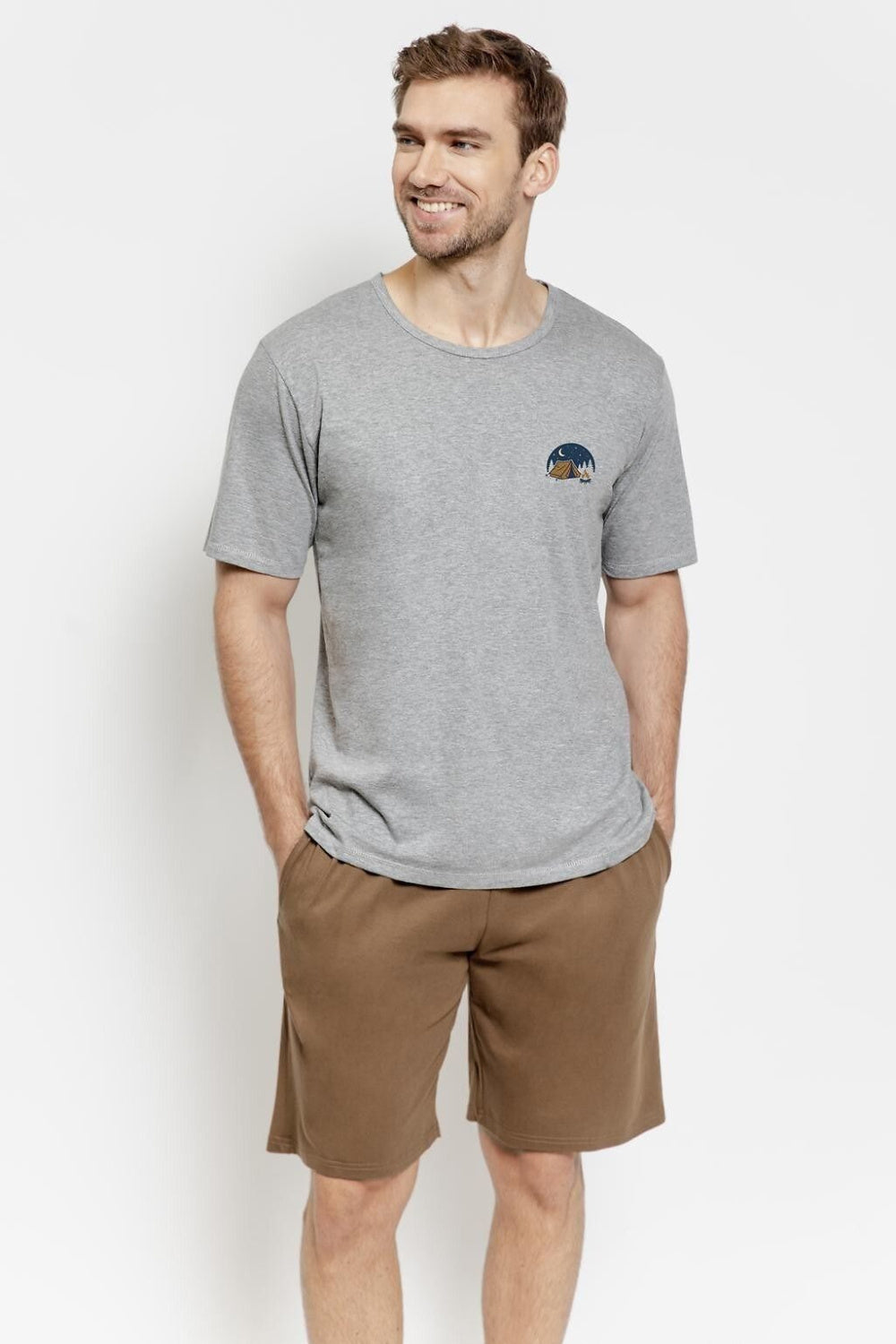 Pyjama homme Taro — gris