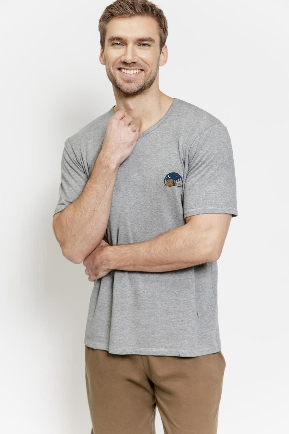 Pyjama homme Taro — gris